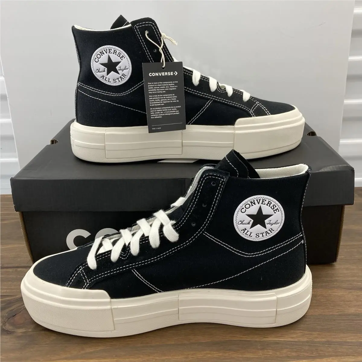 Chuck Taylor All Star Cruise HI Men Shoes Sneakers Black A04689C Sz 12 by Converse