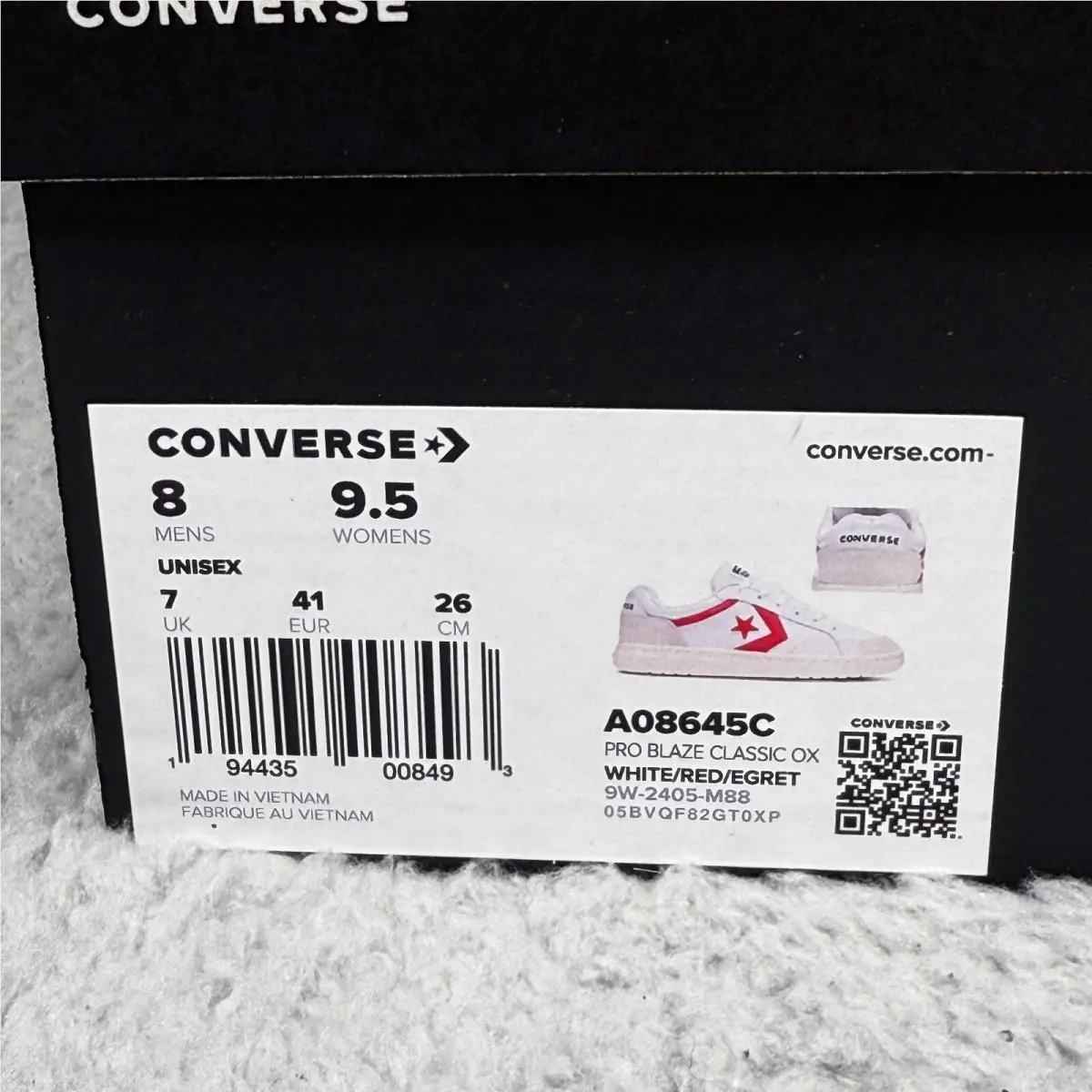 Converse shoes - Converse Pro Blaze Classic OX Low Retro `90s - A08645C - White 8