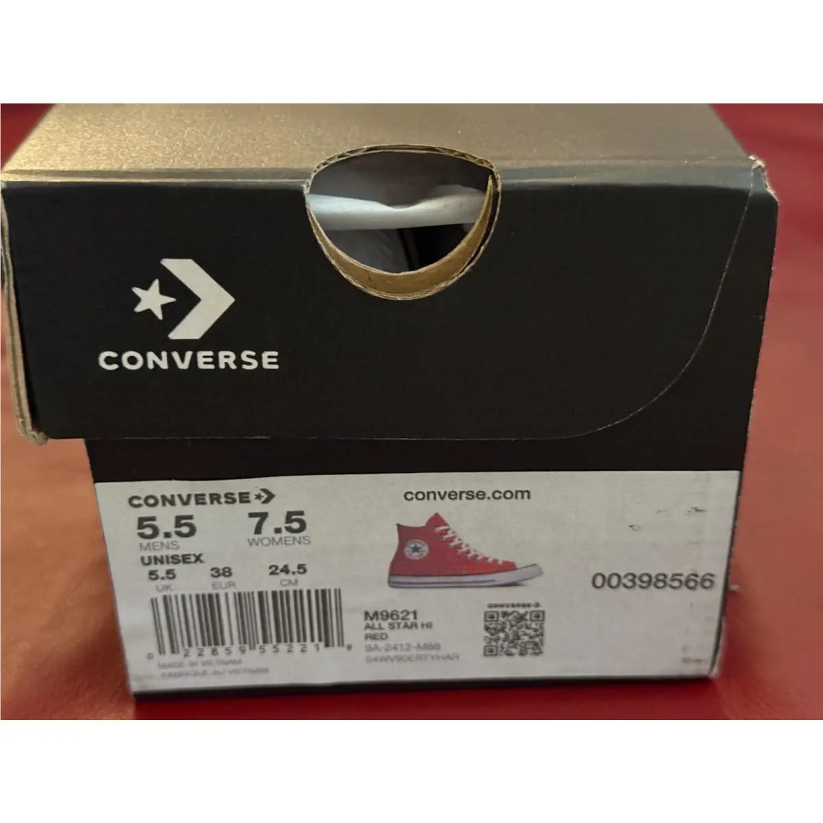 Converse shoes - Converse Chuck Taylor All Star High Top - M9621 - Red 12