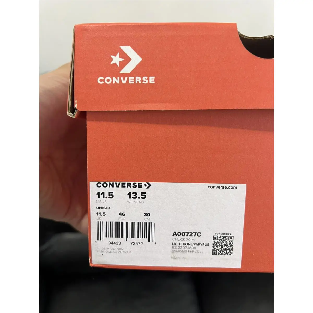 Converse shoes - Converse Chuck 70 - Chuck - A00727C - Gray (UPC: 194433725897) 7