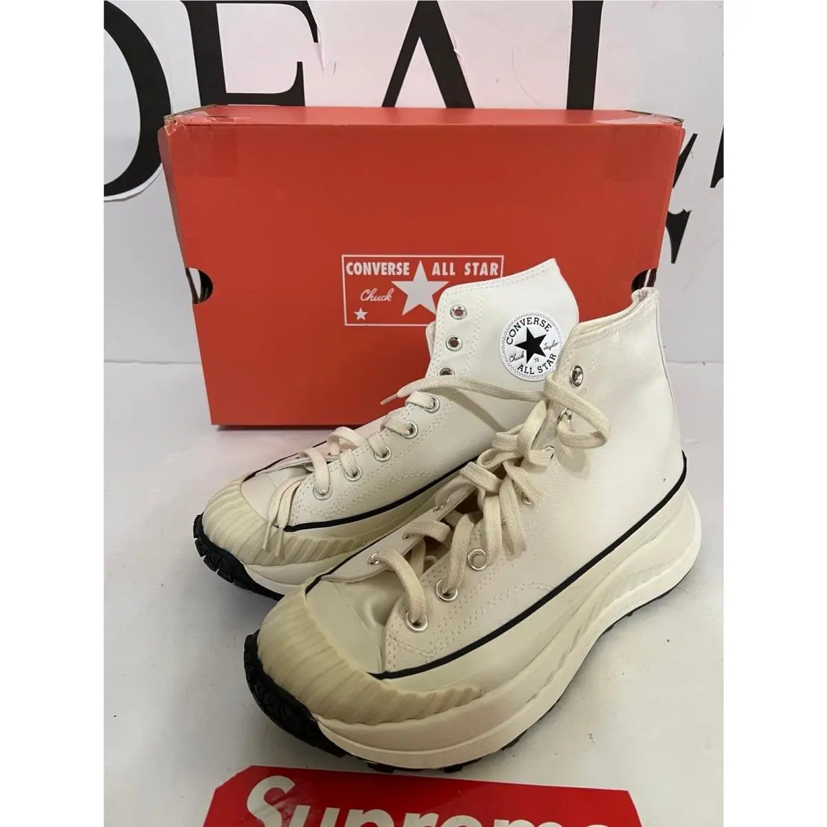 Chuck 70 At-cx Men`s White Egret High Top Shoes A01682C Size 8.5 by Converse