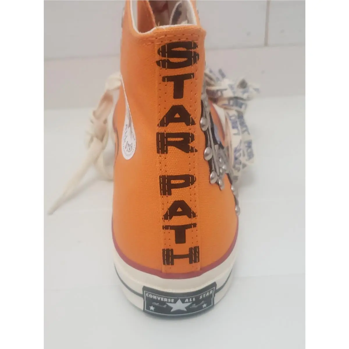 Converse shoes - 2022 Come Tees x Chuck 70 High `Star Light Path` - A01762C - Orange 2
