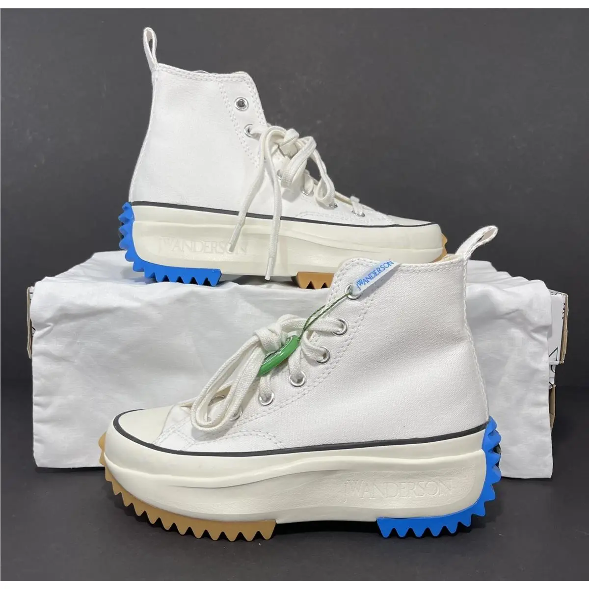 JW Anderson x Converse Run Star Hike Hi Egret 164665C Men Size US 4 / Wmns 5.5 - Cream White/Core Black