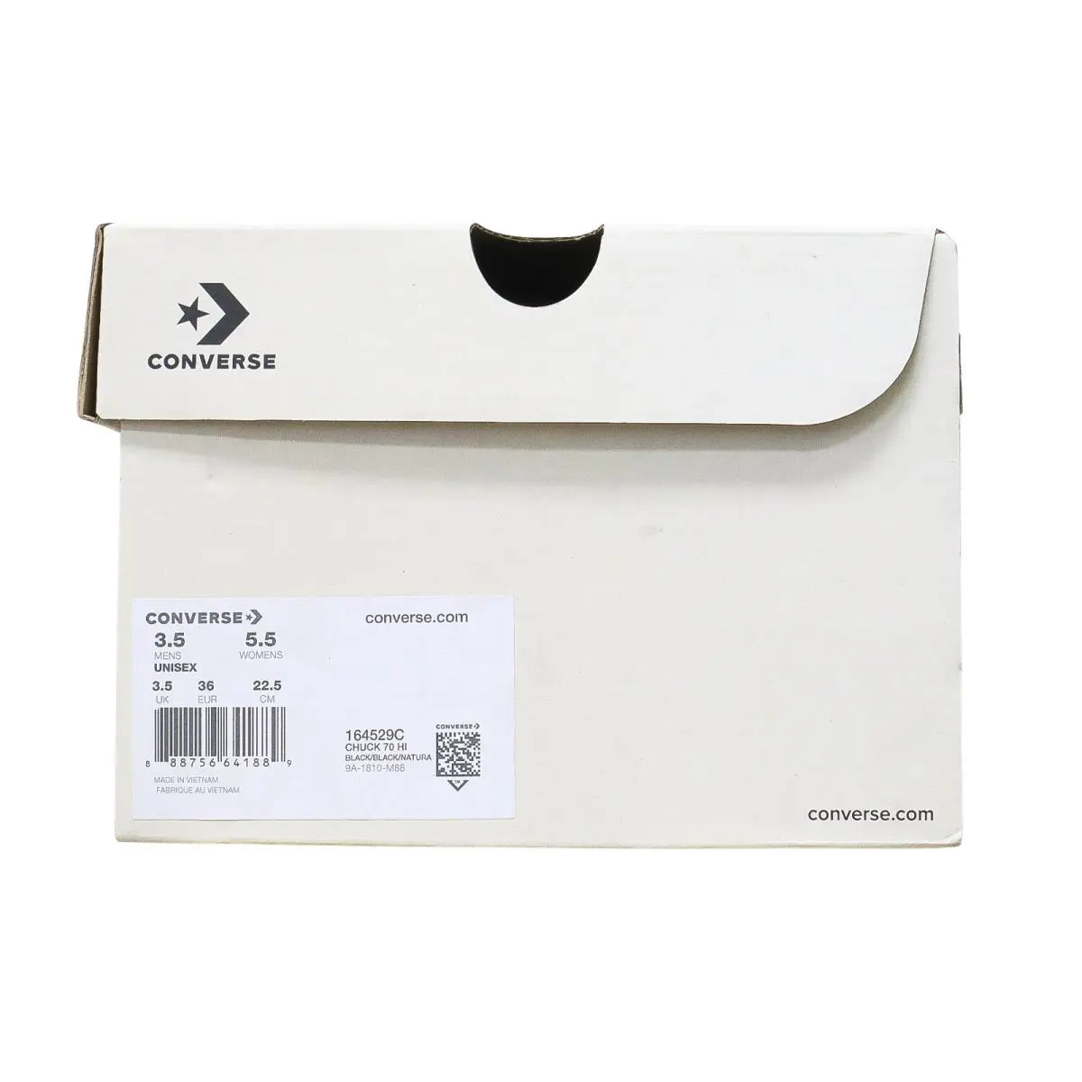 Converse shoes - 164529C - 164529C - Black, Natural (UPC: 888756641889) 2