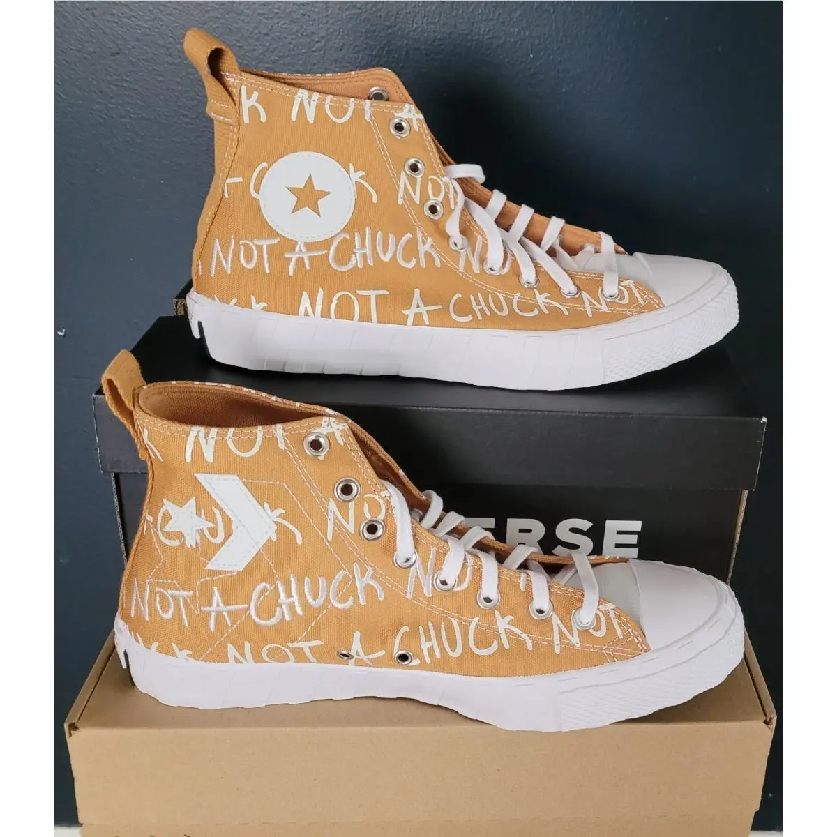 Converse All Star UNTITL3D HI Not A Chuck Golden Tan US 10