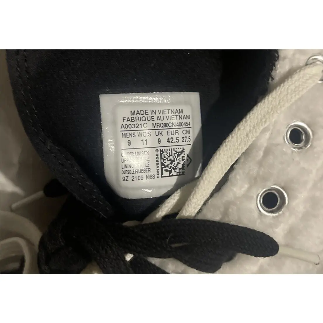 Converse shoes - 70 panda - panda - A00321C - White 3