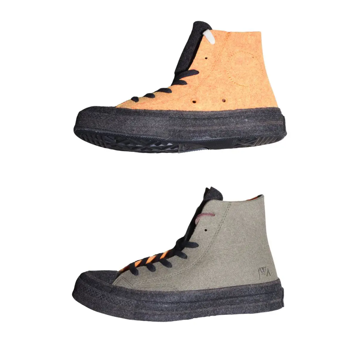 Converse shoes - Converse Chuck Taylor All Star - 162953C - Stone Gray/Flame Orange/Black 0