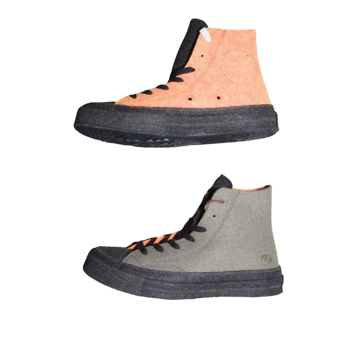 Converse shoes - Converse Chuck Taylor All Star - 162953C - Stone Gray/Flame Orange/Black 1