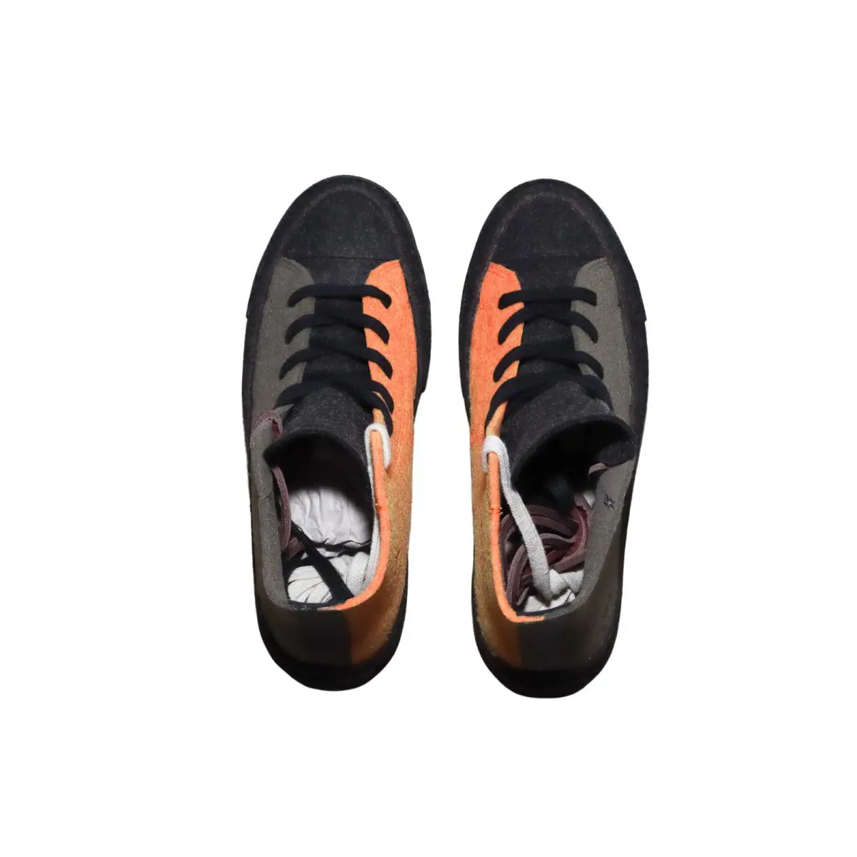 Converse shoes - Converse Chuck Taylor All Star - 162953C - Stone Gray/Flame Orange/Black 5