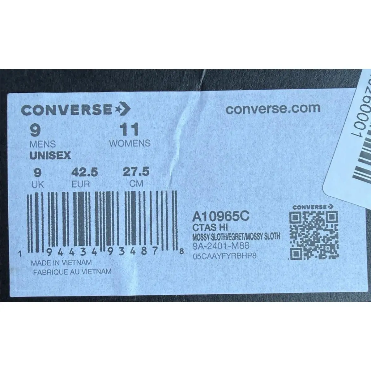 Converse shoes - Converse Chuck Taylor All Star - A07499F - Green 2