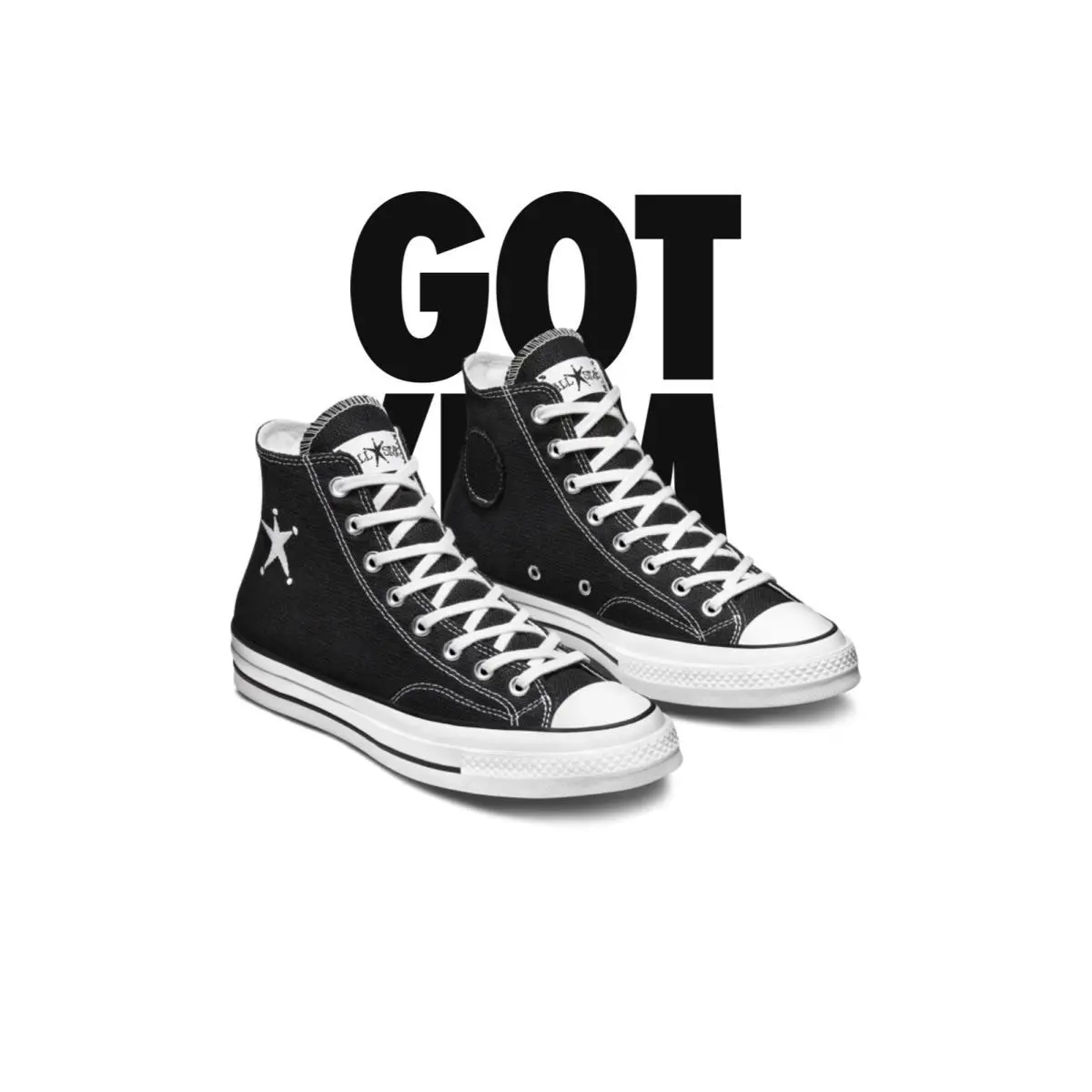 Converse shoes - Converse Stüssy Chuck 70 - Stüssy Chuck - A01765C - Black 0