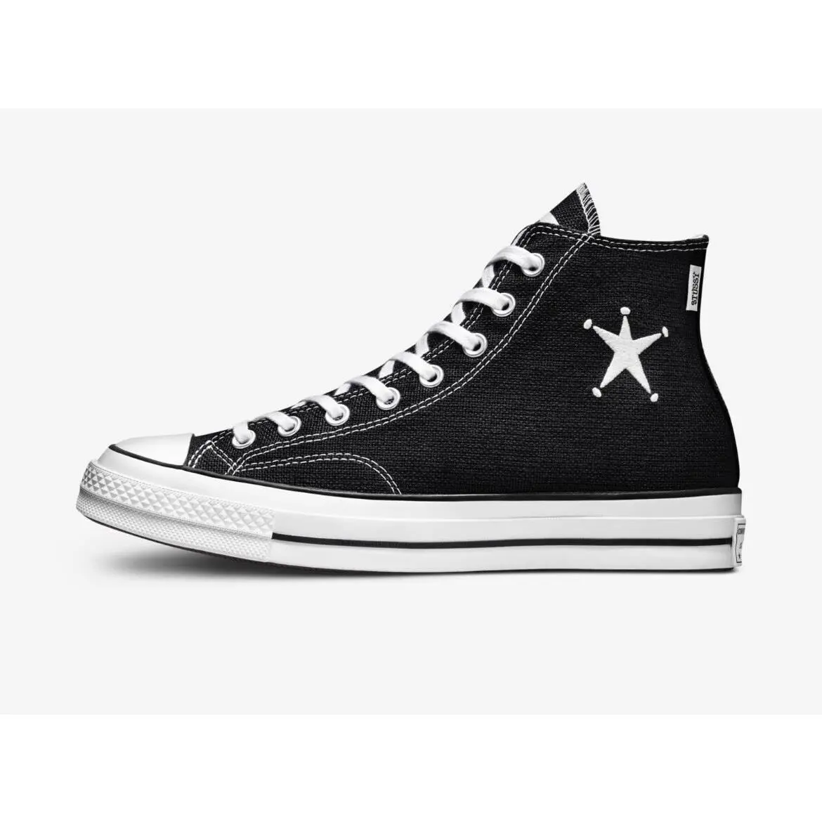 Converse x Stüssy Chuck 70 Black White A01765C Size 10