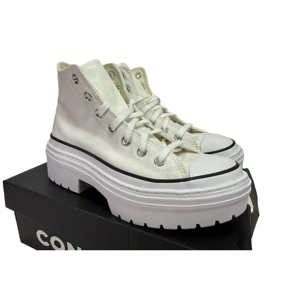 Converse shoes - Converse Chuck Taylor All Star Lugged Platform - A10364C - White (UPC: 194435014241) 6