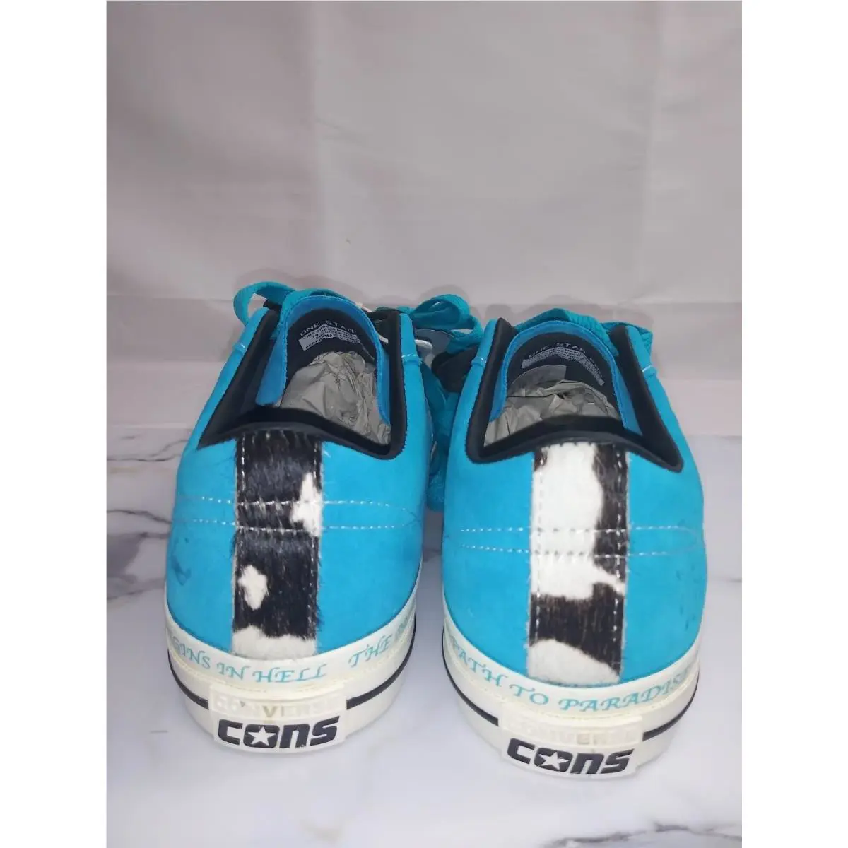 Converse shoes - Converse One Star - One Star - 173215C - Blue - Teal 2