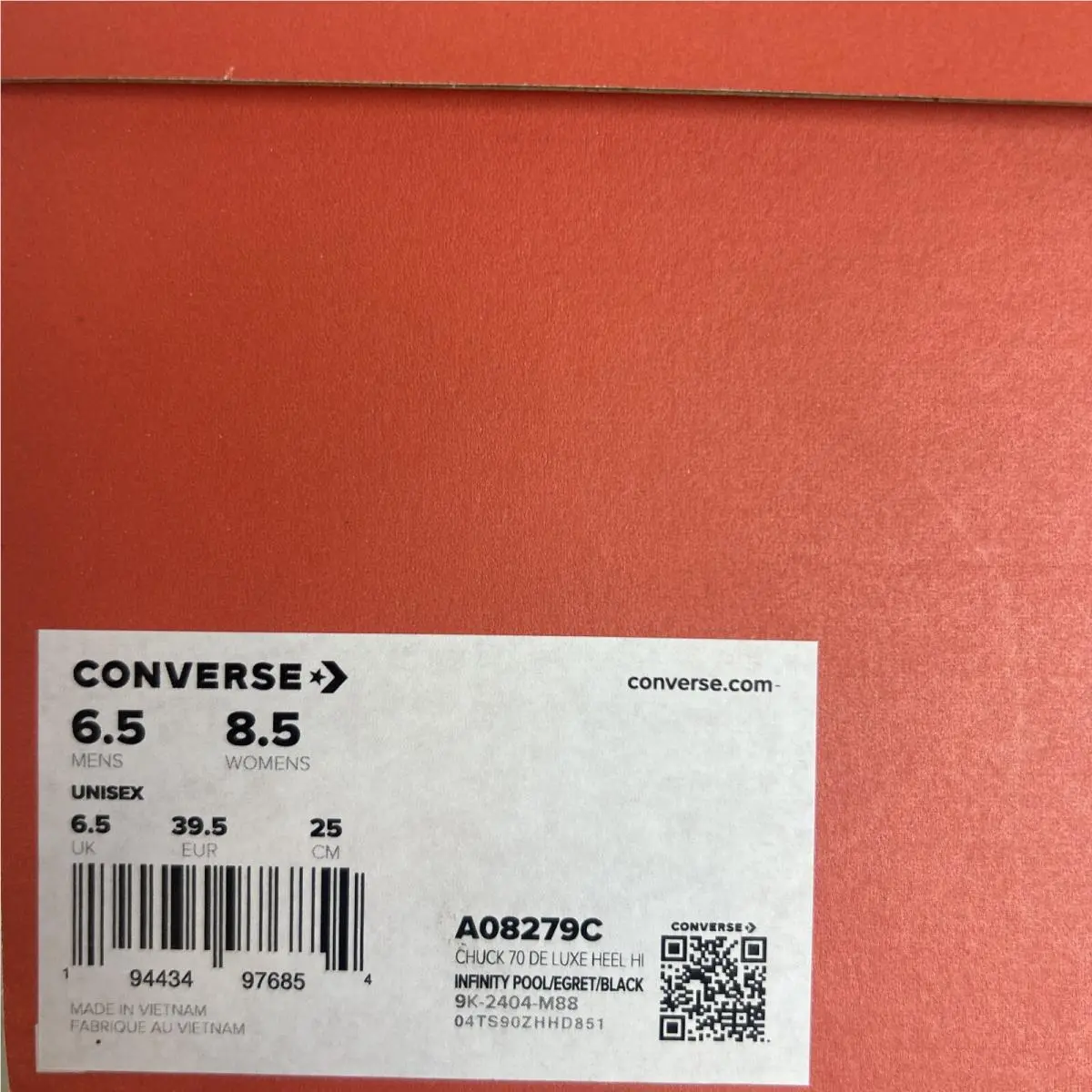 Converse shoes - Converse All Star High - All Star High - A06433C - Blue, Manufacturer: Infinity Pool (UPC: 0194434976830) 7