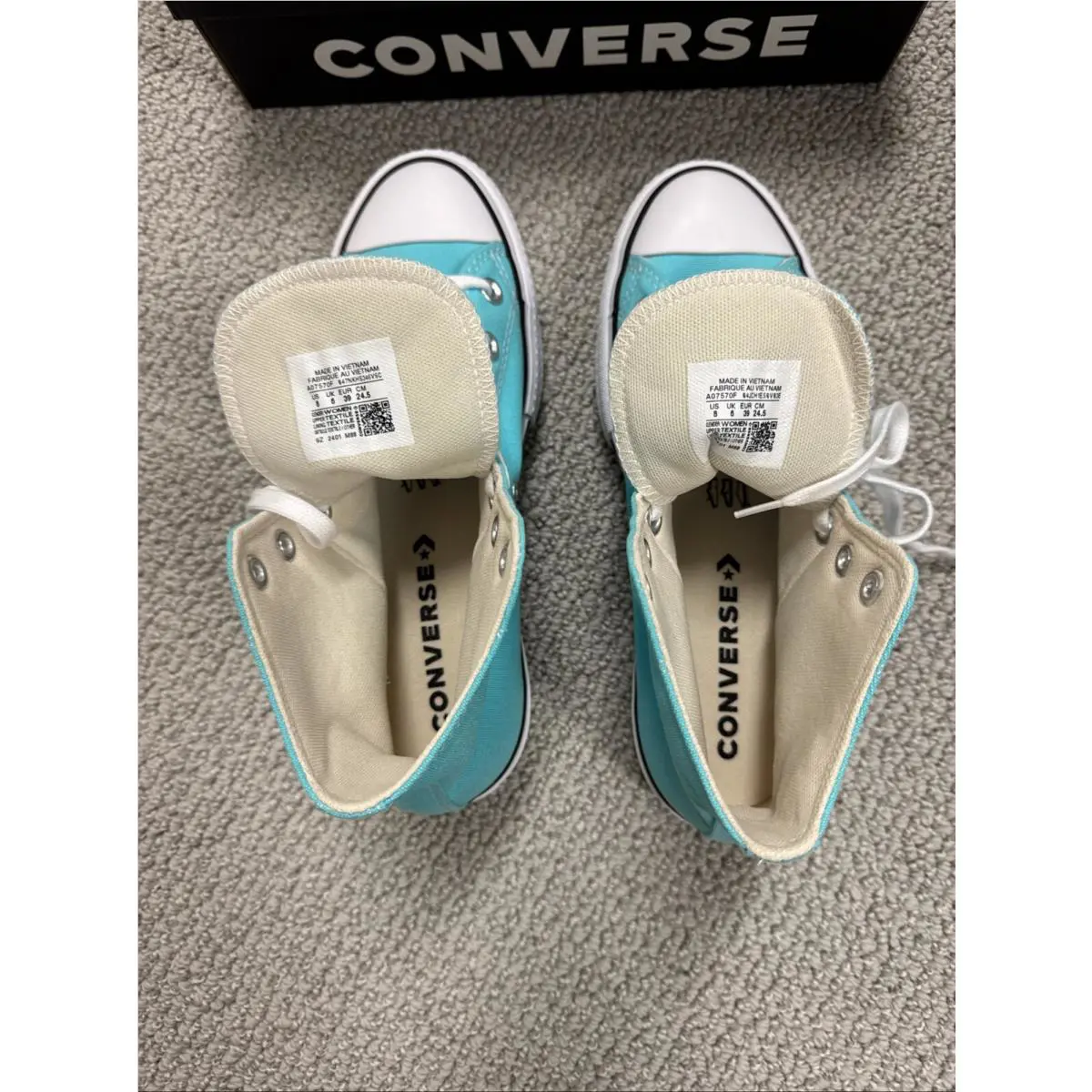Converse shoes - Converse Chuck Taylor All Star Lift - A07570F - Blue (UPC: 194434823547) 3