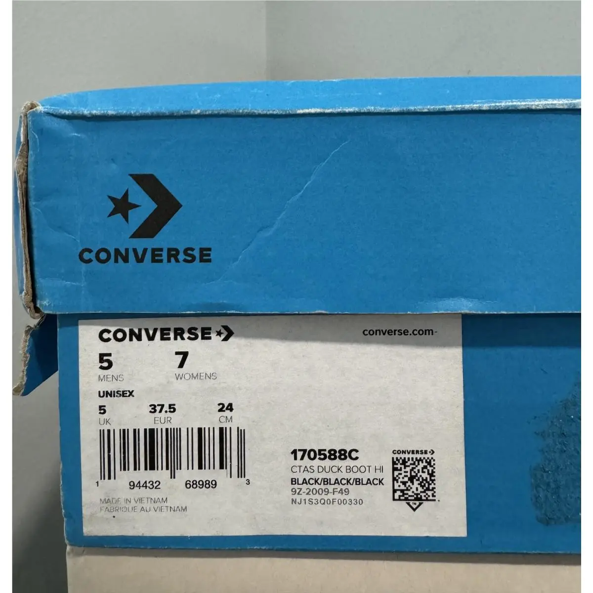 Converse shoes - Converse x Ambush CTAS Duck Boot - 170588C - Black (UPC: 0194432689893) 7