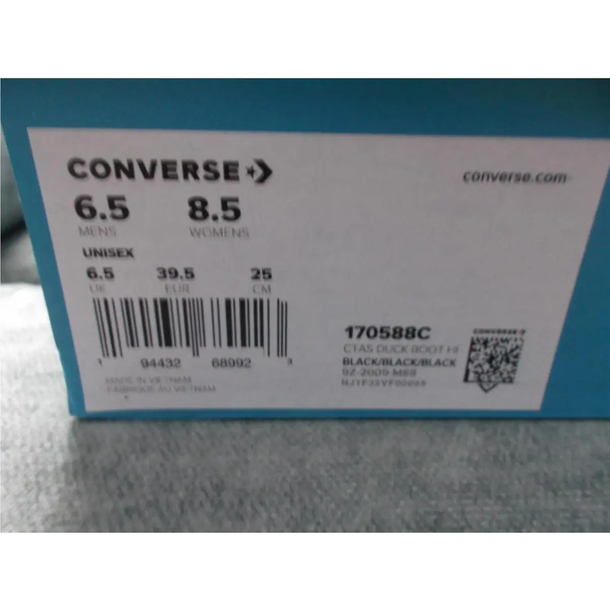 Converse shoes - Converse Chuck Taylor All Star Hi - 170588C - Black (UPC: 194432689923) 0
