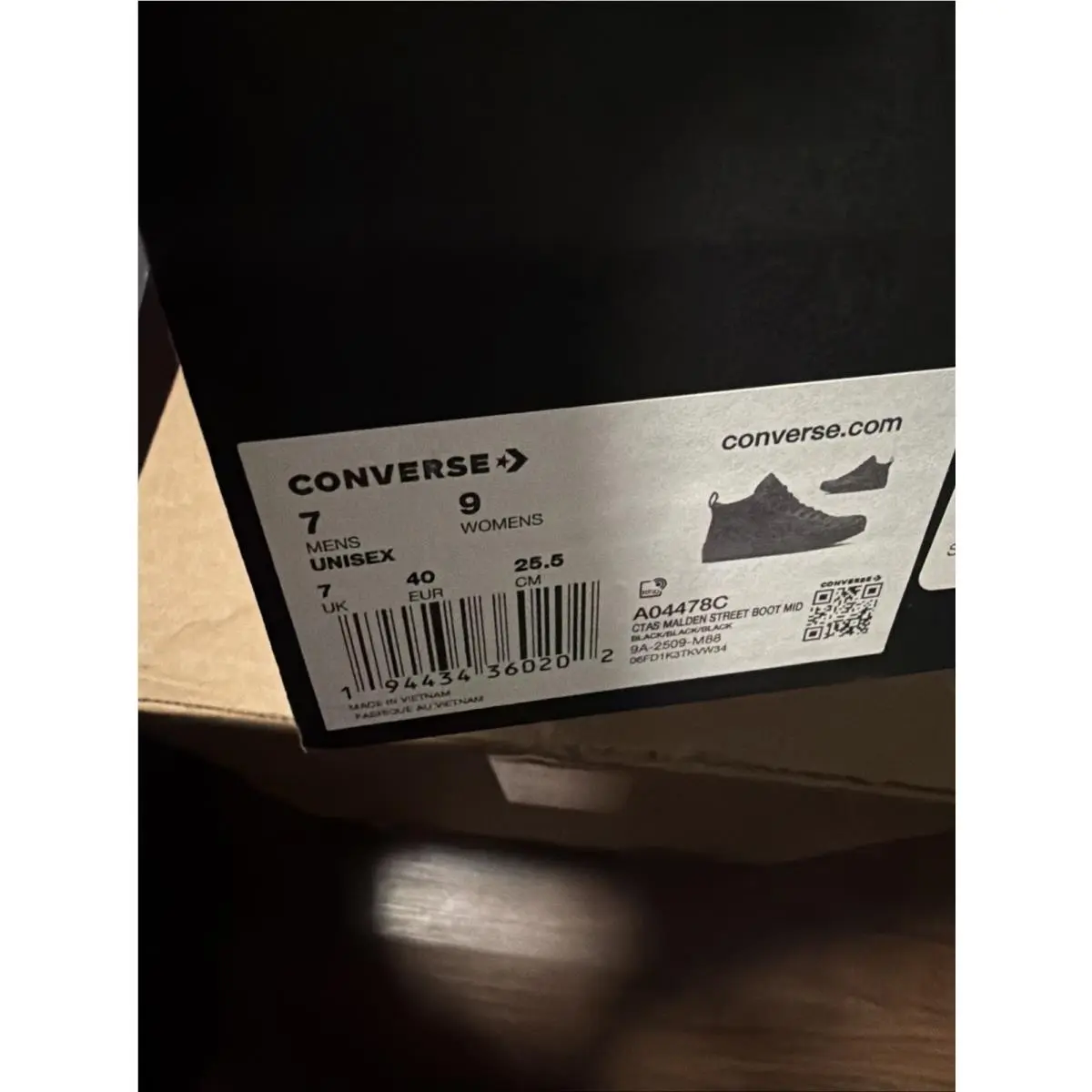 Converse shoes - Converse Chuck Taylor All Star Malden Street - A04478C - Black 3