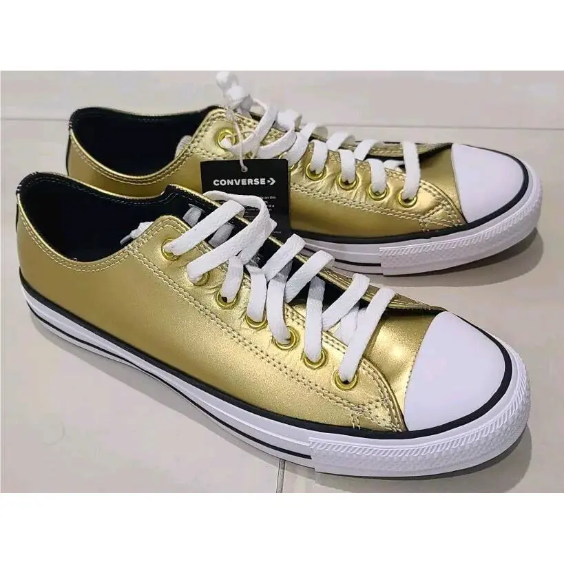 Converse shoes - Converse Chuck Taylor All Star Low - 156576C - Gold 8