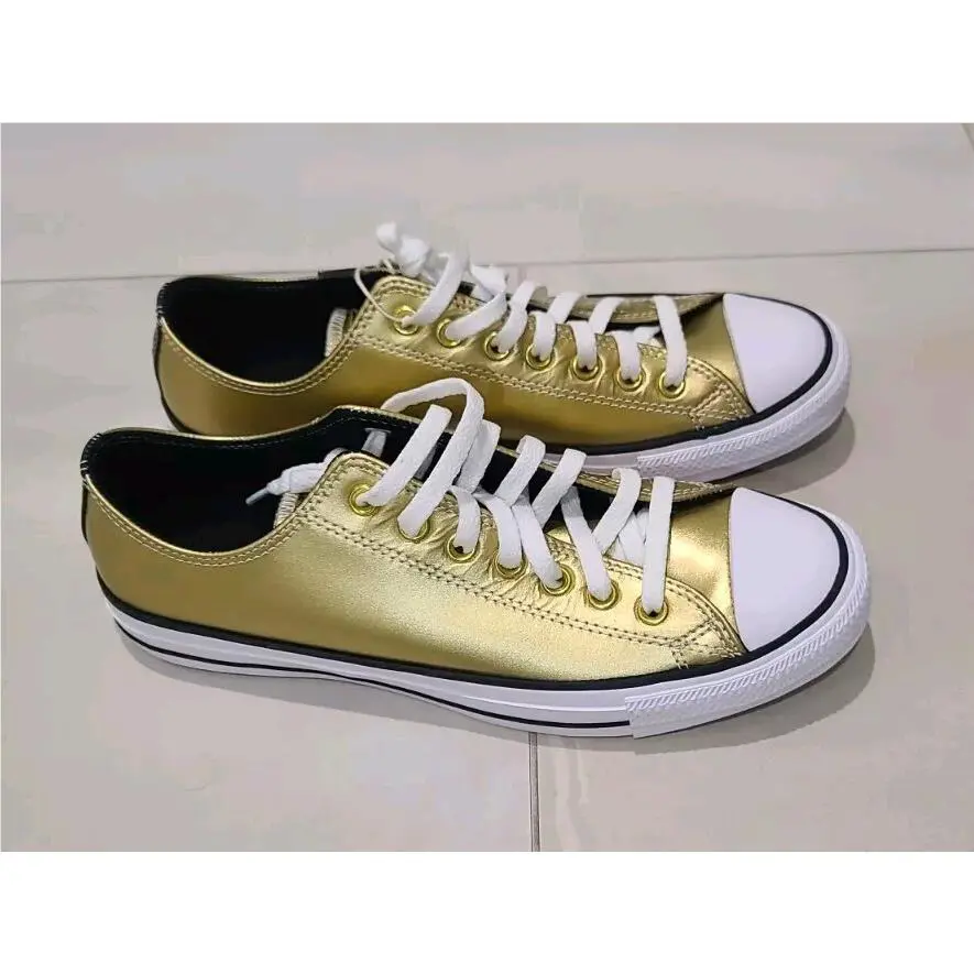 Converse shoes - Converse Chuck Taylor All Star Low - 156576C - Gold 9