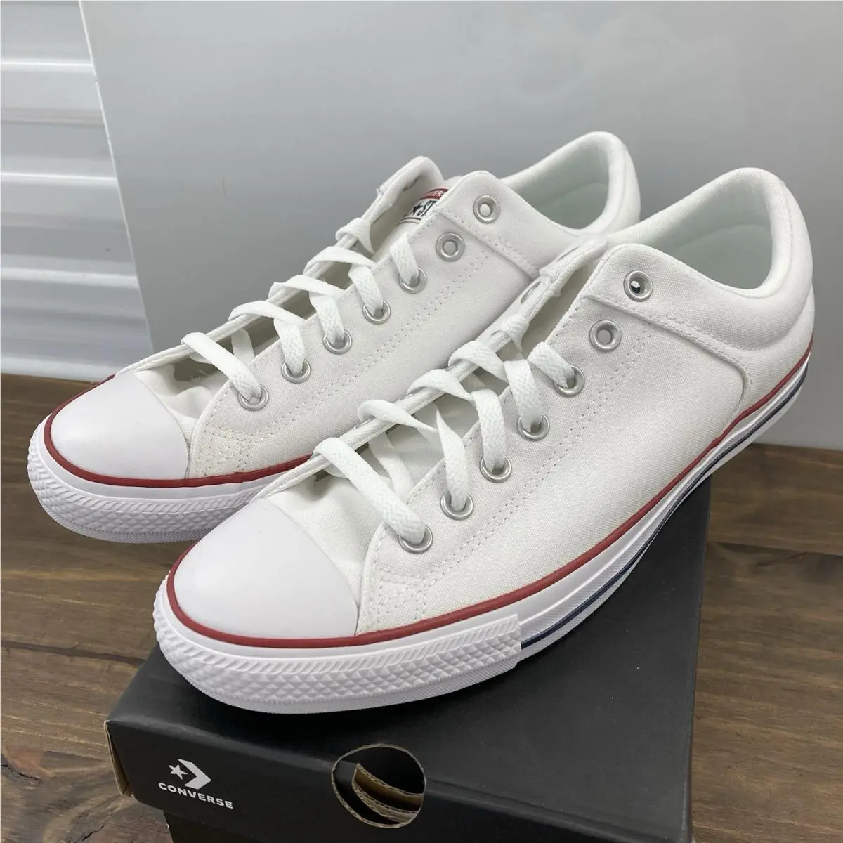 Converse shoes - Converse Chuck Taylor All-Star High Street OX - A01717F - White 2