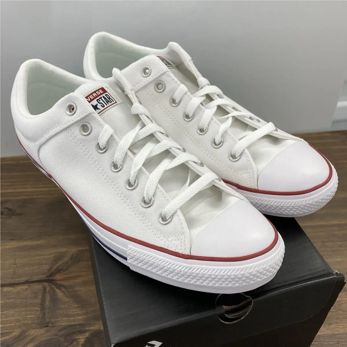 Converse shoes - Converse Chuck Taylor All-Star High Street OX - A01717F - White 3