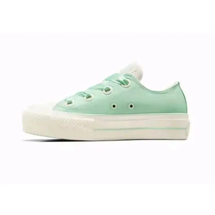 Converse shoes - Chuck Taylor All Star Lift Platform Matte Satin - A10300C - Green 1