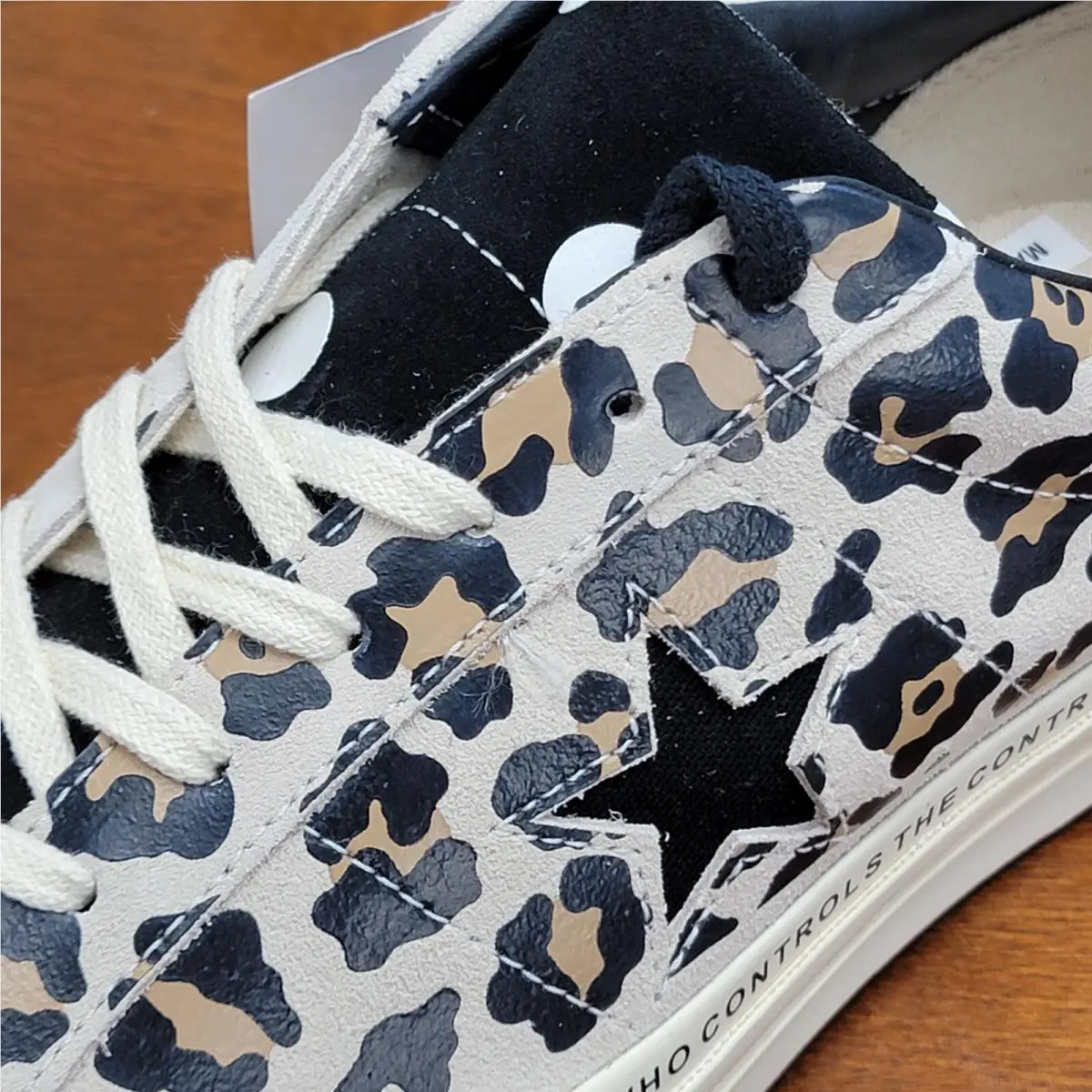 Converse shoes - Converse One Star Ox - One Star - 163167C - Egret / Black / White (UPC: 888756278276) 8