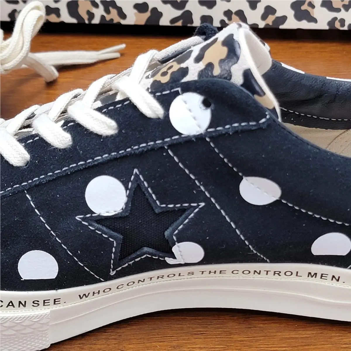 Converse shoes - Converse One Star Ox - One Star - 163167C - Egret / Black / White (UPC: 888756278276) 9