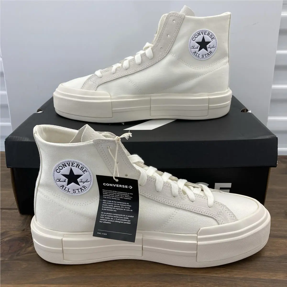 Chuck Taylor All Star Cruise Hi Sneakers Shoes White Men Sz 13 A04688C by Converse