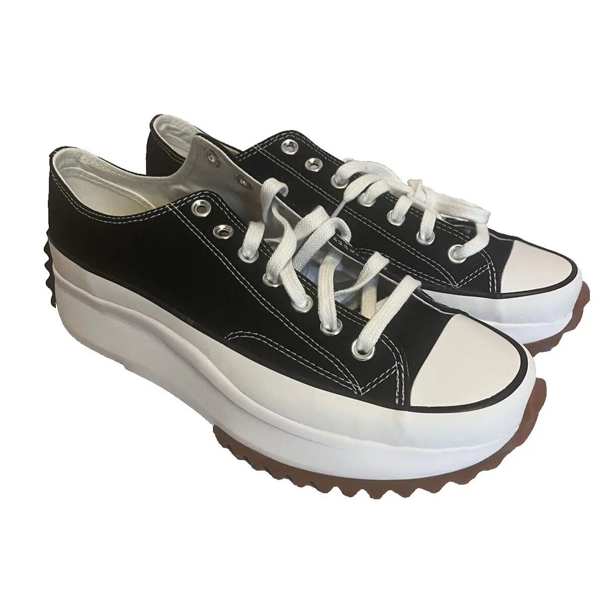 Converse shoes - Converse Run Star Hike - Run Star Hike - 168817C - White/Black-Gum (UPC: 194432341616) 0