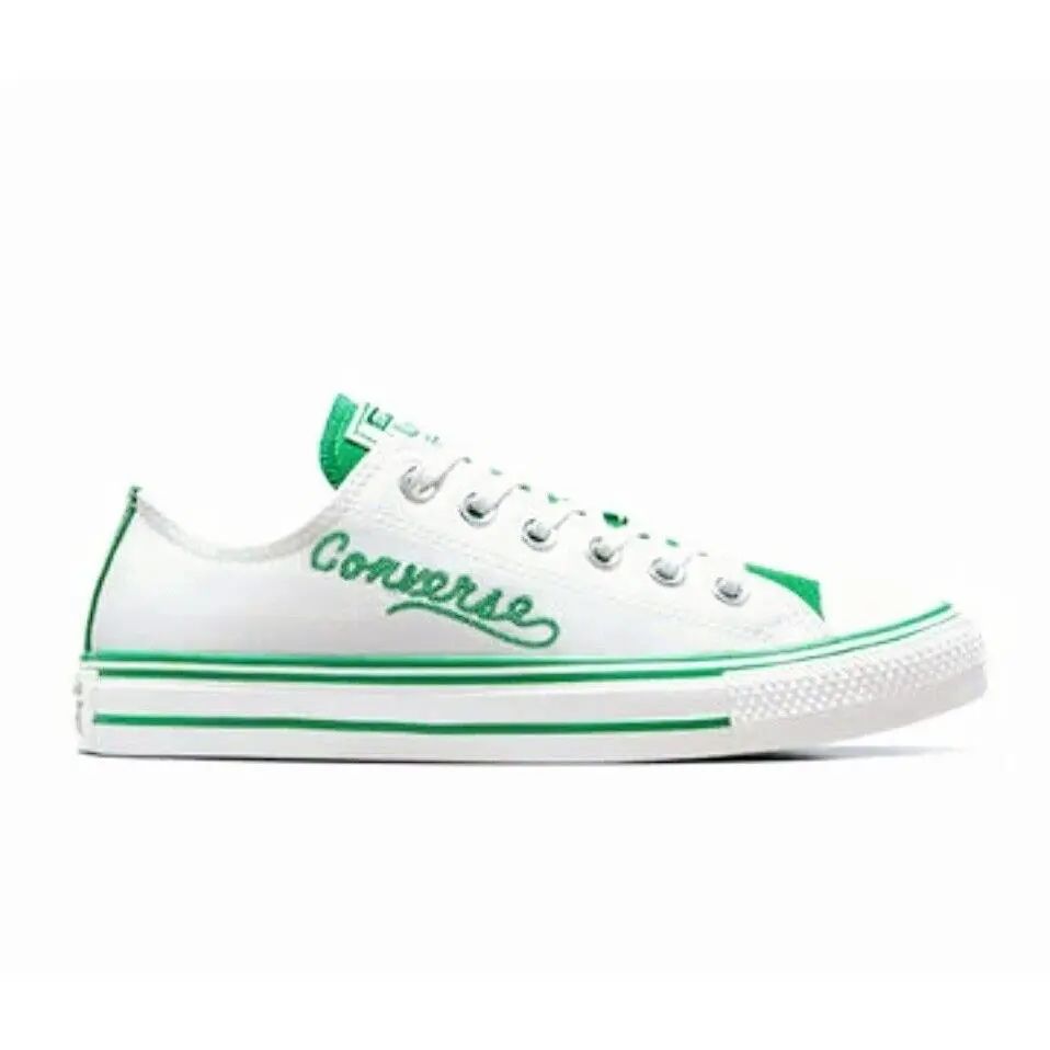Converse shoes - Converse Chuck Taylor All Star Retro Varsity - A07142C_090 - White / Green 0