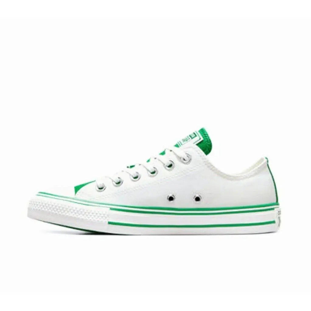 Converse shoes - Converse Chuck Taylor All Star Retro Varsity - A07142C_090 - White / Green 1
