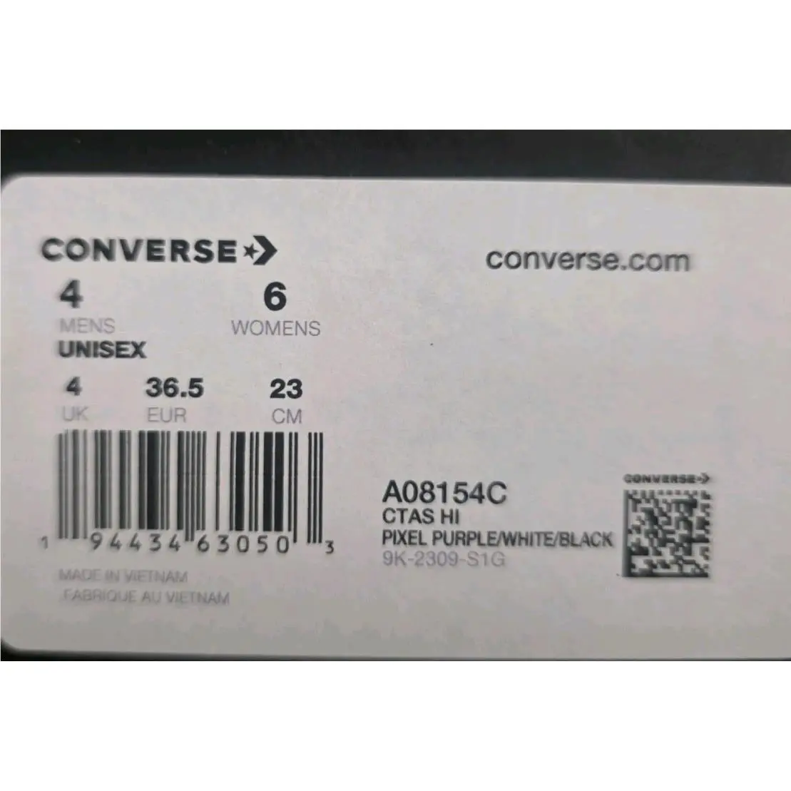 Converse shoes - Converse Chuck Taylor All Star High Top - A08154c - Pixel Purple 6
