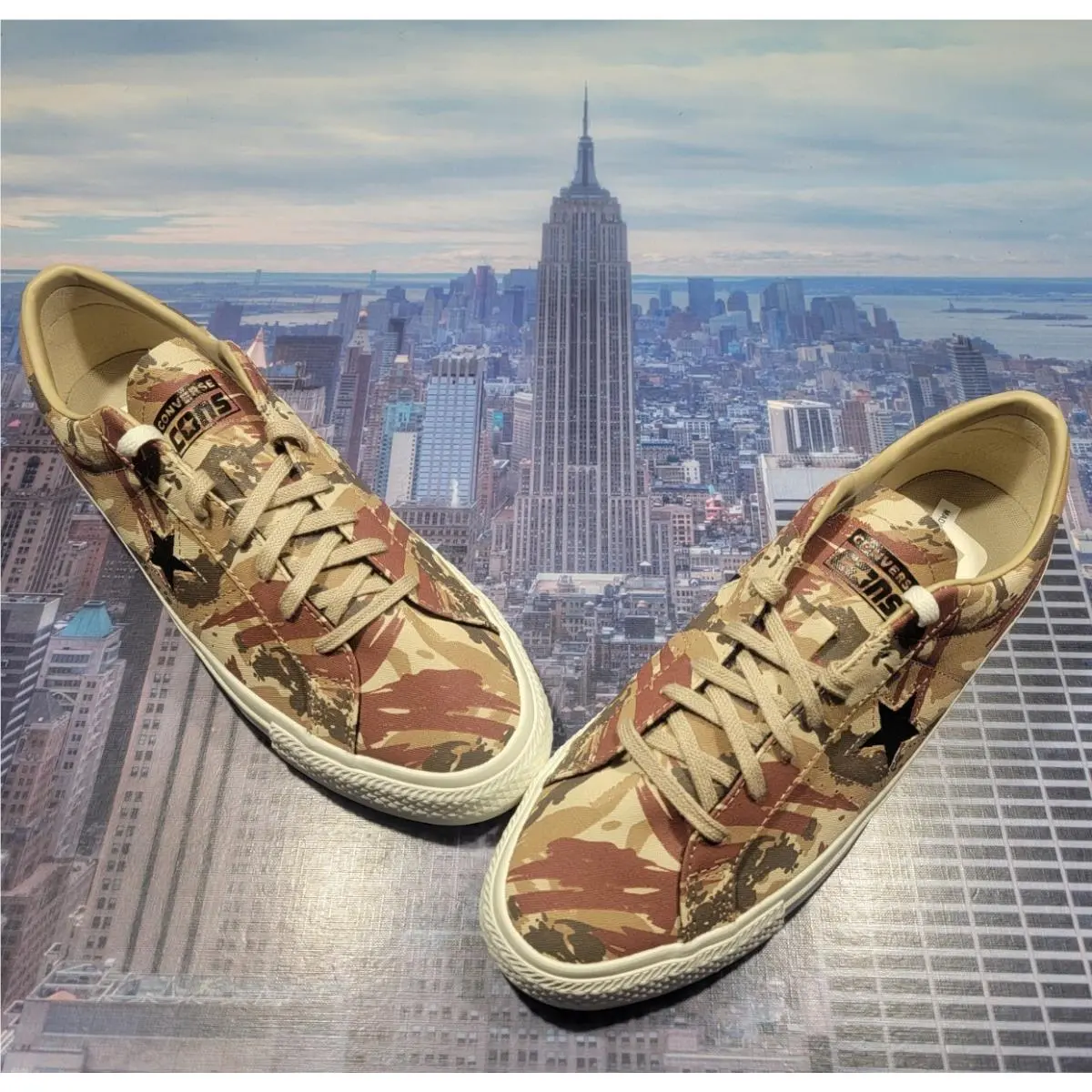 Converse One Star Pro Ox Low Top Brushstroke Camo Mens Size 8.5 A03679c