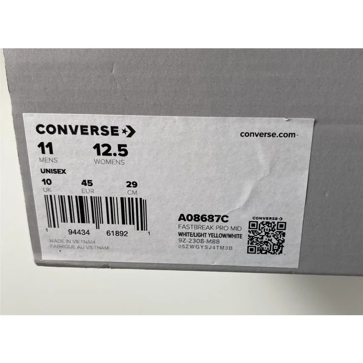 Converse shoes - Converse Fastbreak Pro Mid - Fastbreak Pro Mid - A08687c - White 21