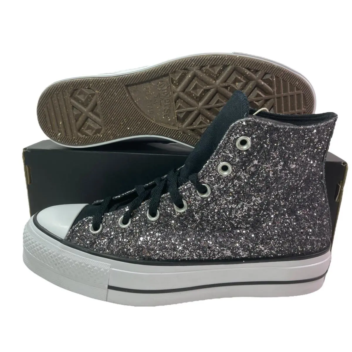 Converse shoes - Converse Lift Platform Hi - Lift Platform - A12070C - Silver 1