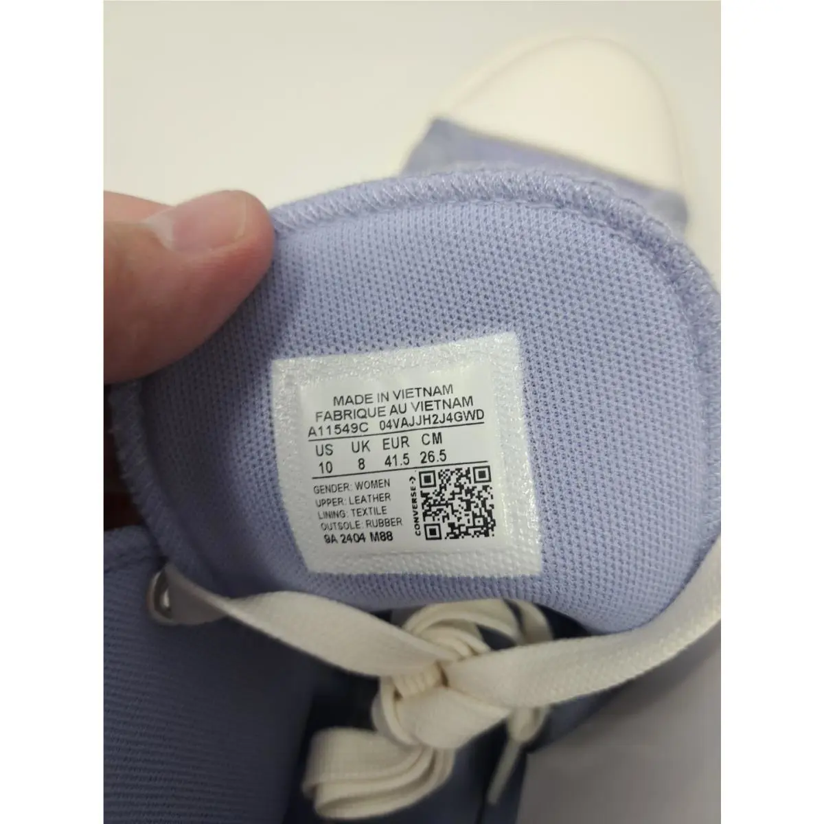 Converse shoes - Converse Chuck Taylor All-Star Lift Platform - A11549C - Purple (UPC: 194435031521) 4