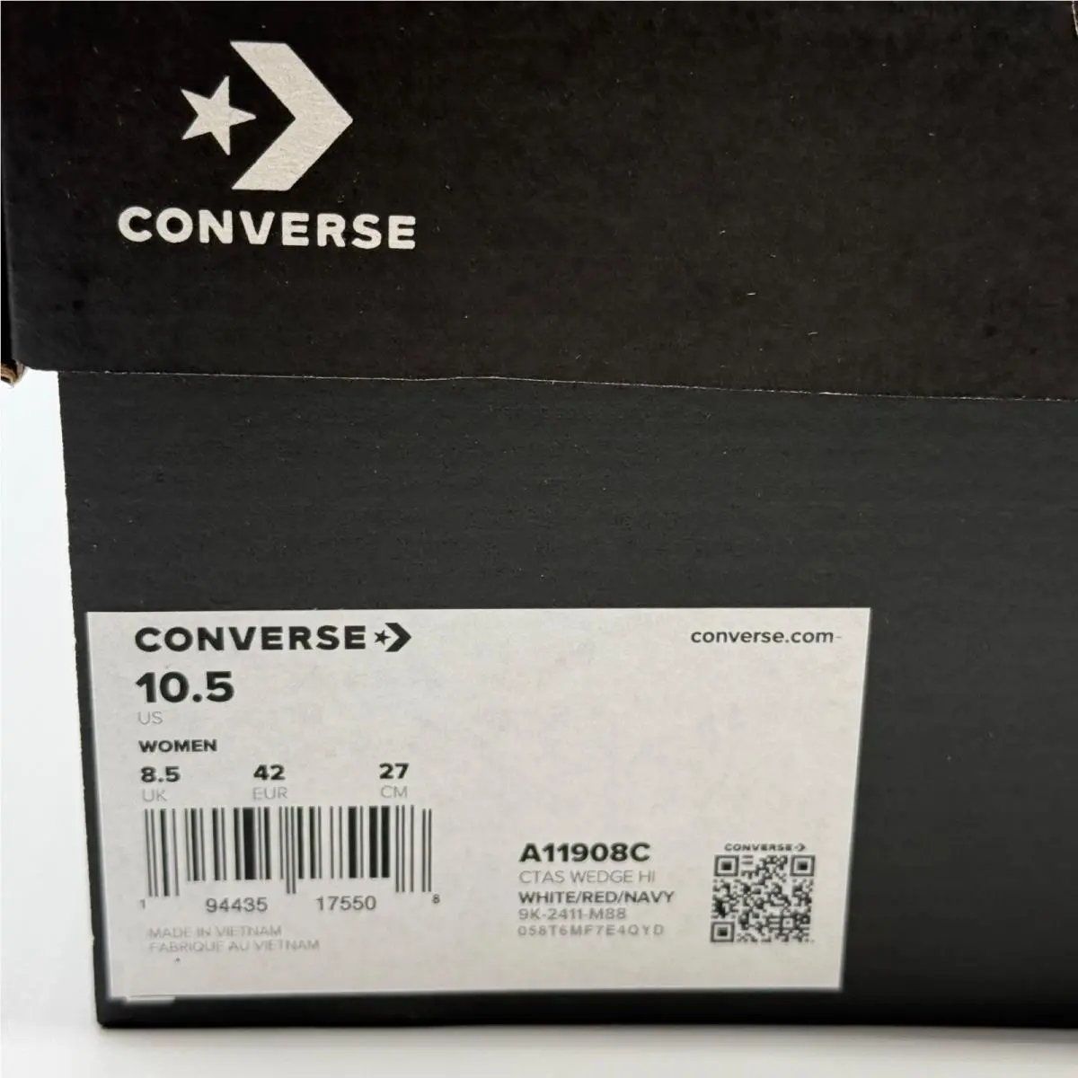 Converse shoes - Converse CTAS Wedge Hi - CTAS Wedge - A11908C - White 5