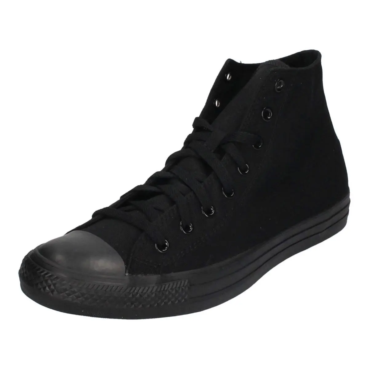 Converse Chuck Taylor All Star Canvas High Top Sneaker Black Monochrome 6.5 M