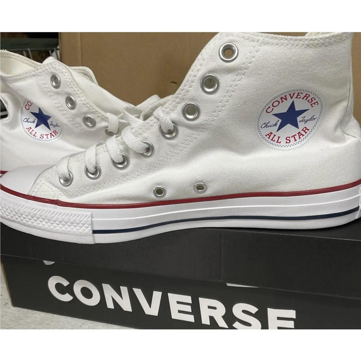 Converse shoes - Converse Chuck Taylor All Star High Top - M7650C - Optical White (UPC: 886952780463) 4