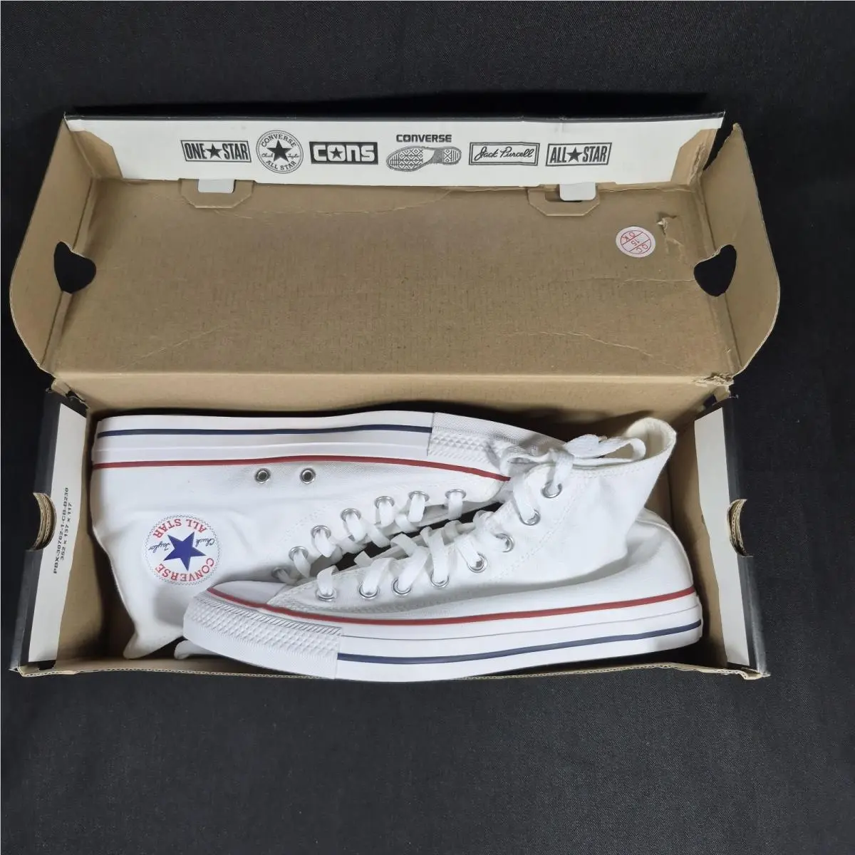 Converse shoes - Converse All Star Hi - All Star - M7650C - White 7