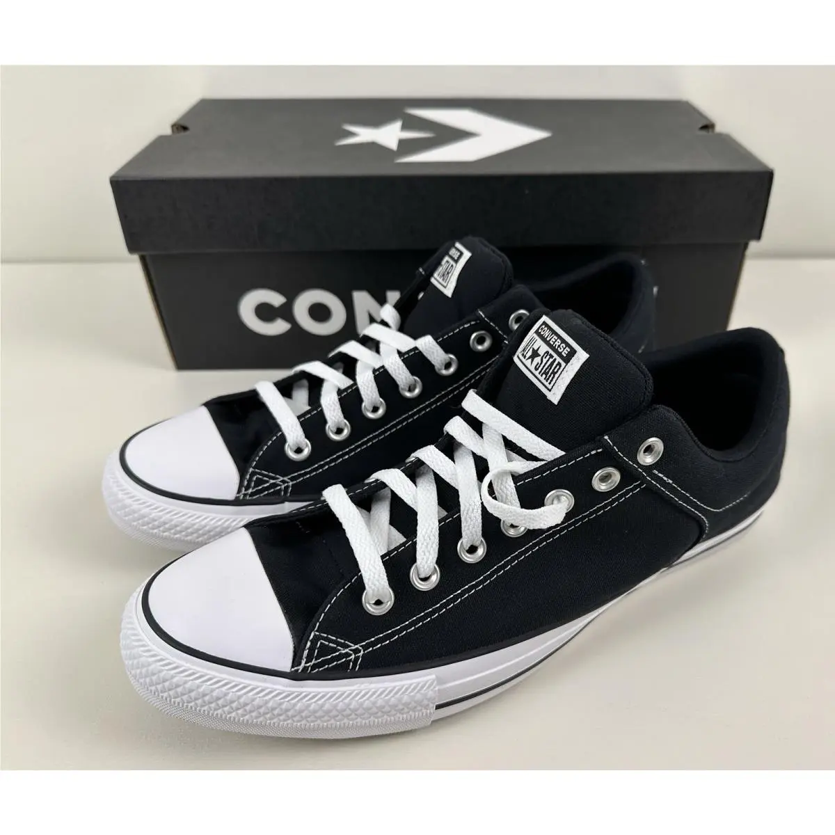 Ctas High Street OX Sneakers Men`s Size 11.5 Casual Black Shoes by Converse