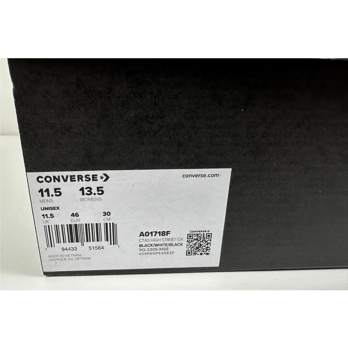 Converse shoes - CTAS High Street - CTAS High Street - A01718F - Black/White 5
