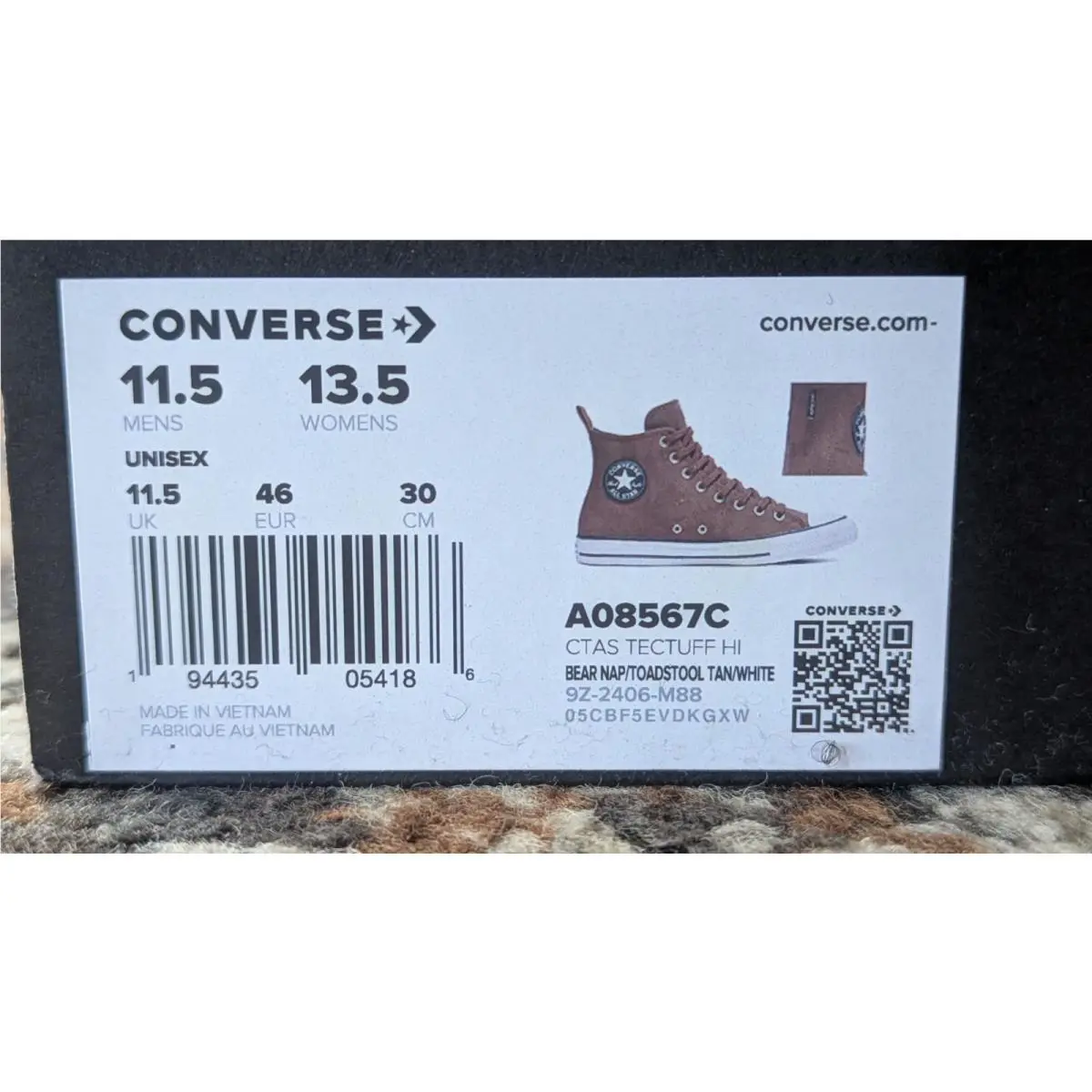 Converse shoes - Converse CTAS Tectuff Hi - CTAS Tectuff - A08567C - Brown (UPC: 194435054186) 13