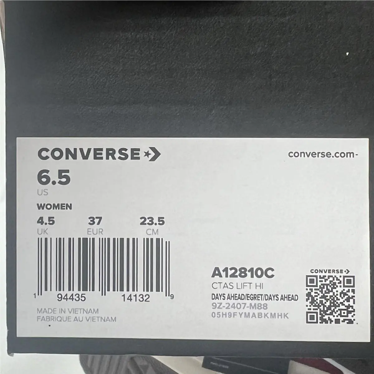 Converse shoes - Converse Chuck Taylor All Star - A12810C - Red, Manufacturer: Days Ahead/Egret/Days Ahead (UPC: 0194435141329) 10