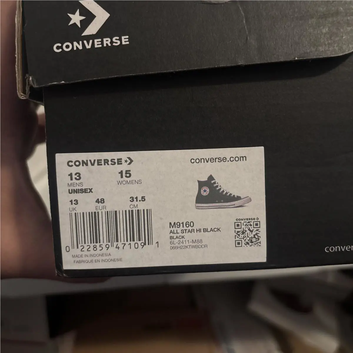 Converse shoes - Chuck Taylor All Star High Top - M9160 - Black 0