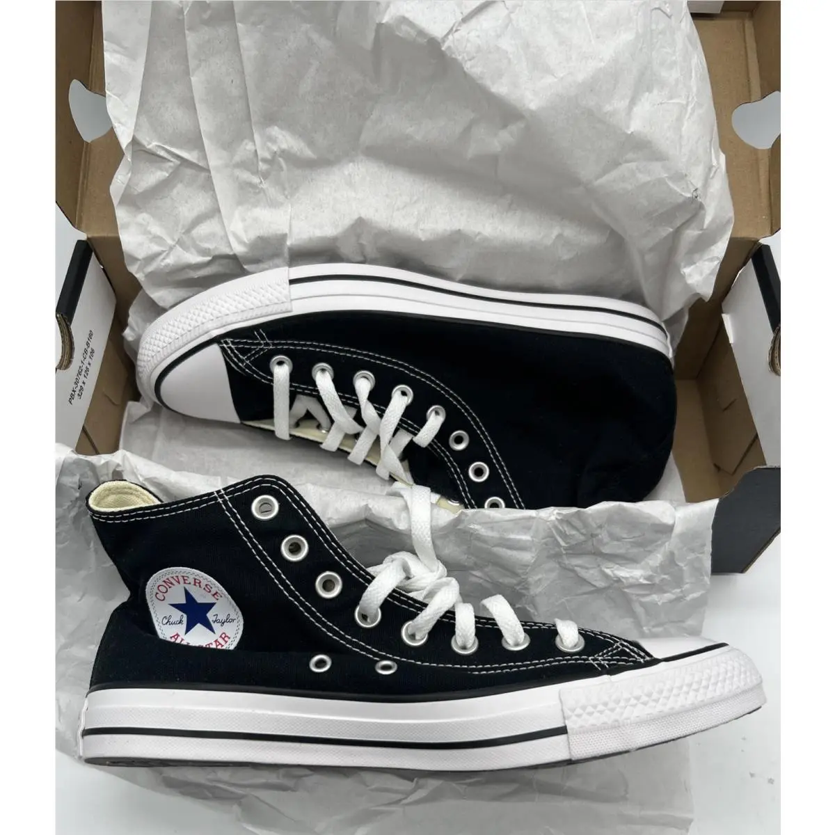 Size 8 - Converse Chuck Taylor All Star High Black SH00