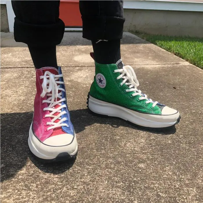 Converse shoes - Converse Run Star Hike - Run Star Hike - 164842C - Classic Blue/Jolly Green/Egret (UPC: 888756930112) 8